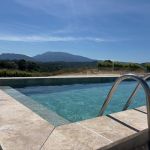 Piscine vue sur le Mont Ventoux